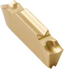 Seco - LCMF, 0.118" Cutting Width, CP500 Grade, Double End Multi-Directional Turning Insert - TiAlN, TiN Coated - USA Tool & Supply