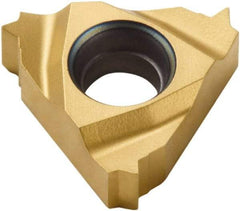 Seco - 09NR Internal Right Hand ISO Laydown Threading Insert - Grade CP500, TiAlN/TiN Coated Carbide, 5.56mm Inscribed Circle - USA Tool & Supply