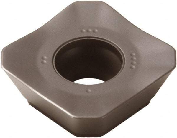 Seco - SEMX1505 M18 Grade T350M Carbide Milling Insert - TiCN/Al2O3 Finish, 0.219" Thick, 5/8" Inscribed Circle - USA Tool & Supply