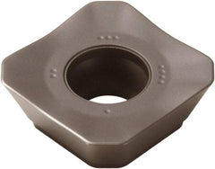 Seco - SEMX1505 M18 Grade T350M Carbide Milling Insert - TiCN/Al2O3 Finish, 0.219" Thick, 5/8" Inscribed Circle - USA Tool & Supply