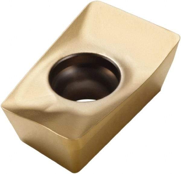 Seco - XOEX120408 M07 Grade MP3000 Carbide Milling Insert - TiAlN Finish, 0.199" Thick, 0.031" Corner Radius - USA Tool & Supply