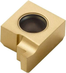 Seco - 91359NL FG Grade CP500, 1.35mm Cutting Width Carbide Grooving Insert - 1.35mm Max Depth of Cut, Left Hand, TiAlN/TiN Finish - USA Tool & Supply