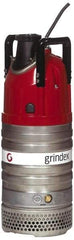 Grindex - 3-1/2 hp, 460 Amp Rating, 460 Volts, Nonautomatic Operation, Dewatering Pump - 3 Phase, Aluminum Housing - USA Tool & Supply