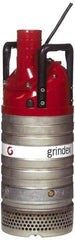 Grindex - 4-2/5 hp, 460 Amp Rating, 460 Volts, Nonautomatic Operation, Dewatering Pump - 3 Phase, Aluminum Housing - USA Tool & Supply