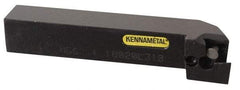 Kennametal - 1.180...93DEG, Left Hand Cut, 3° Lead Angle, 63/64" Shank Height x 25mm Shank Width, Positive Rake Indexable Turning Toolholder - 150mm OAL, D2FIX15..L.. Insert Compatibility, Series Fix-Perfect - USA Tool & Supply
