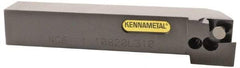 Kennametal - 1.108...93DEG, Right Hand Cut, 63/64" Shank Height x 25mm Shank Width, Positive Rake Indexable Turning Toolholder - 150mm OAL, D2FIX15..LHP/FN/MS Insert Compatibility, Series Fix-Perfect - USA Tool & Supply