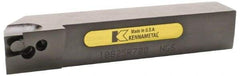 Kennametal - 1.108...90DEG, Right Hand Cut, 63/64" Shank Height x 25mm Shank Width, Positive Rake Indexable Turning Toolholder - 150mm OAL, E2FIX10..R.. Insert Compatibility, Series Fix-Perfect - USA Tool & Supply