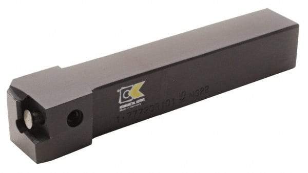 Kennametal - 1.777...90DEG, Right Hand Cut, 2° Lead Angle, 63/64" Shank Height x 25mm Shank Width, Positive Rake Indexable Turning Toolholder - 150mm OAL, C8FIX15..L.. Insert Compatibility, Series Fix-Perfect - USA Tool & Supply