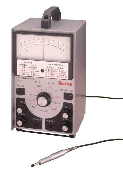 Starrett - 0.0001" to 0.01" SPC Amplifier - RS-232 Output - USA Tool & Supply