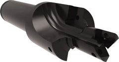 Allied Machine and Engineering - AND10050, MS 33649, SAE AS5202 Standard, 7/16-20" Thread, 4 Tube Dash Number, 60° Porting Angle, 0.454" Pilot Diam, 5/8" Shank Diam, Indexable Spade Blade Insert Porting Tool - 2 Porting Inserts, 3.512" Overall Length - USA Tool & Supply