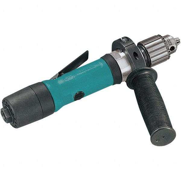 Dynabrade - 1/4" Keyed Chuck - Inline Handle, 5,000 RPM, 22 CFM, 0.4 hp - USA Tool & Supply