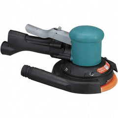 Dynabrade - 12,000 OPM, 23 CFM Air Consumption, Palm Air Orbital Sander - Round Pad, 1/4 NPT Inlet - USA Tool & Supply