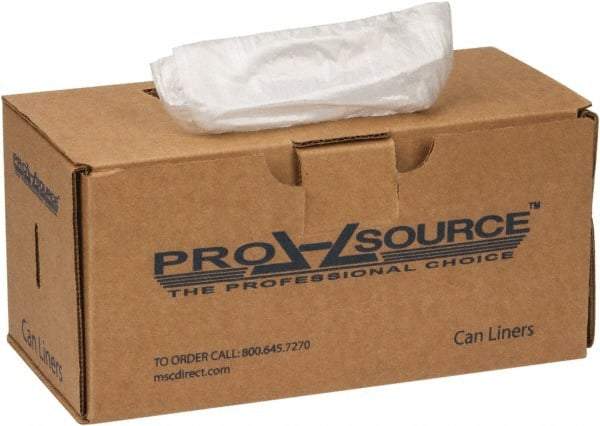 PRO-SOURCE - 0.31 mil Thick, Household/Office Trash Bags - 24" Wide x 33" High, Clear - USA Tool & Supply