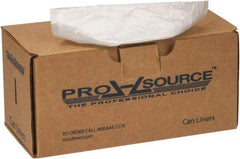 PRO-SOURCE - 0.43 mil Thick, Household/Office Trash Bags - 33" Wide x 40" High, Clear - USA Tool & Supply