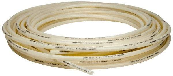 Parker - 3/8" ID x 1/2" OD, 1/16" Wall Thickness, 100' Long, Nylon Tube - Natural, 250 Max psi, -65 to 200°F - USA Tool & Supply