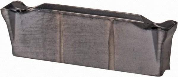 Iscar - 3102DGNC C Grade IC908, 3.1mm Cutting Width Carbide Grooving Insert - 18mm Max Depth of Cut, Neutral, 0.2mm Corner Radius, TiN/TiAlN Finish - USA Tool & Supply