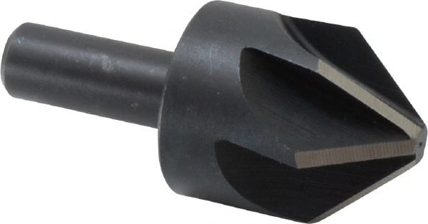 Keo - 1-1/4" Head Diam, 1/2" Shank Diam, 6 Flute 82° High Speed Steel Countersink - USA Tool & Supply
