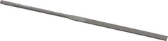 Nicholson - 4" Needle Precision Swiss Pattern Equalling File - Round Handle - USA Tool & Supply