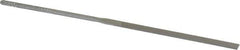 Nicholson - 5-1/2" Needle Precision Swiss Pattern Equalling File - Round Handle - USA Tool & Supply