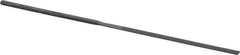 Nicholson - 6-1/4" Needle Precision Swiss Pattern Slitting File - Round Handle - USA Tool & Supply