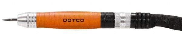 Dotco - 3mm Collet, Straight Handle, Air Die Grinder - 60,000 RPM, Rear Exhaust, 0.1 hp, 90 psi, 1/8" Inlet - USA Tool & Supply