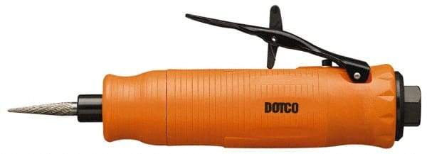 Dotco - 1/4" Collet, Straight Handle, Air Die Grinder - 25,000 RPM, Rear Exhaust, 0.3 hp, 90 psi, 1/4" Inlet - USA Tool & Supply