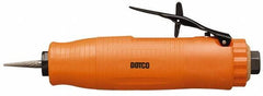 Dotco - 1/4" Collet, Straight Handle, Air Straight Die Grinder - 20,000 RPM, Front Exhaust, 30 CFM, 0.6 hp, 90 psi, 1/4" Inlet - USA Tool & Supply