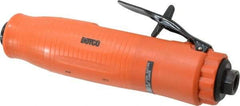 Dotco - 1/4" Collet, Straight Handle, Air Straight Die Grinder - 23,000 RPM, Front Exhaust, 38 CFM, 0.9 hp, 90 psi, 1/4" Inlet - USA Tool & Supply