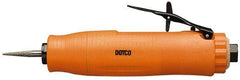 Dotco - 1/4" Collet, Straight Handle, Air Die Grinder - 18,000 RPM, Front Exhaust, 0.9 hp, 90 psi, 1/4" Inlet - USA Tool & Supply