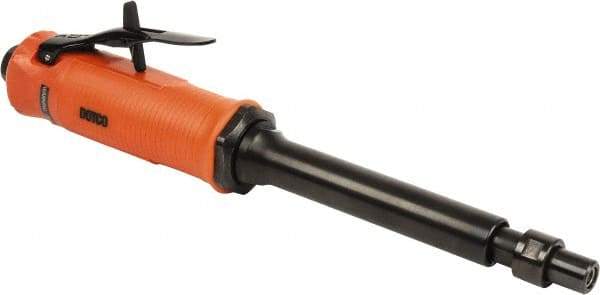 Dotco - 1/4" Collet, Straight Handle, Air Straight Die Grinder - 28,000 RPM, Rear Exhaust, 16 CFM, 0.3 hp, 90 psi, 1/4" Inlet - USA Tool & Supply