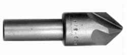 Hertel - 7/8" Head Diam, 1/2" Shank Diam, 4 Flute 60° High Speed Steel Countersink - USA Tool & Supply