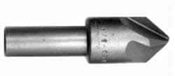 Hertel - 1/8" Head Diam, 1/8" Shank Diam, 4 Flute 110° High Speed Steel Countersink - 1-5/8" OAL, Straight Shank - USA Tool & Supply