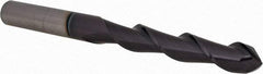Accupro - 9/16" Diam, 3" LOC, 2 Flute Solid Carbide Ball End Mill - AlTiN Finish, Single End, 6" OAL, 9/16" Shank Diam, Spiral Flute - USA Tool & Supply