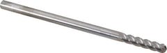 Accupro - 5/16" Diam, 1-1/2" LOC, 4 Flute Solid Carbide Ball End Mill - Uncoated, Single End, 6" OAL, 5/16" Shank Diam, Spiral Flute - USA Tool & Supply