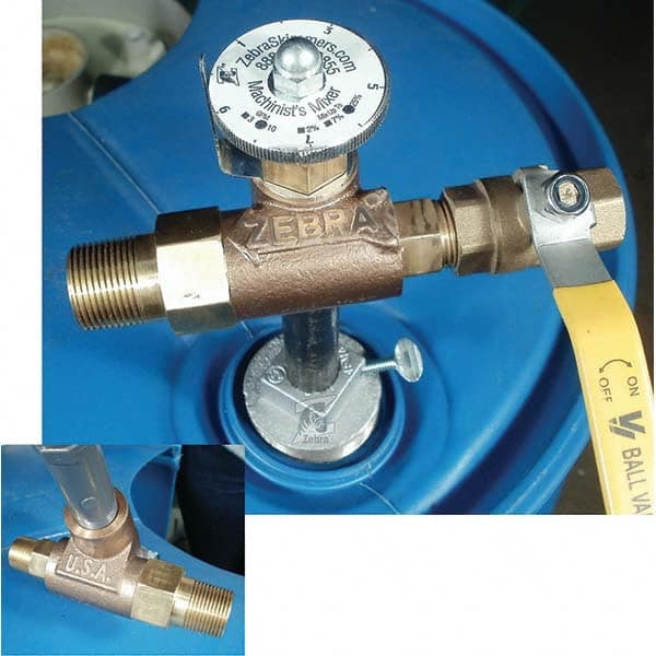 Zebra Skimmers - 10 GPM Coolant Mixer/Proportioner - USA Tool & Supply