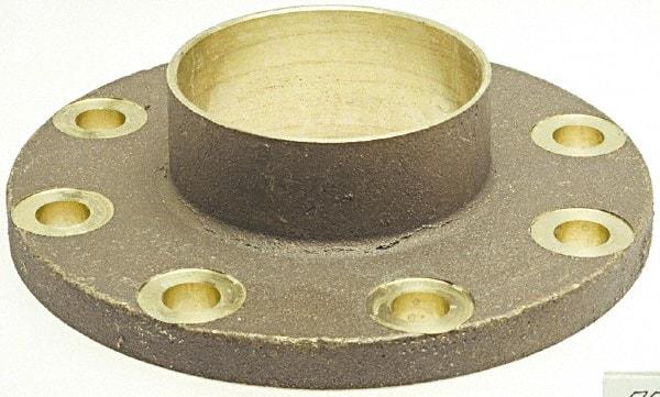 NIBCO - 1" Pipe, 4-1/4" OD, Cast Copper Companion Pipe Flange - 150 psi, C End Connection, 3-1/8" Across Bolt Hole Centers - USA Tool & Supply