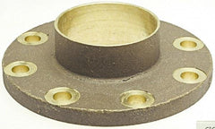 NIBCO - 1" Pipe, 4-1/4" OD, Cast Copper Companion Pipe Flange - 150 psi, C End Connection, 3-1/8" Across Bolt Hole Centers - USA Tool & Supply
