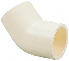 NIBCO - 2" CPVC Plastic Pipe Fitting - Slip x Slip End Connections - USA Tool & Supply