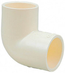 NIBCO - 1-1/2" CPVC Plastic Pipe 90° Elbow - Slip x Slip End Connections - USA Tool & Supply