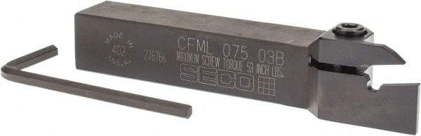 Seco - CFML, Left Hand Cut, 3/4" Shank Height x 3/4" Shank Width, Indexable Turning Toolholder - 4-1/2" OAL, LC..1603.. Insert Compatibility, Series Multi-Directional Turning (MDT) - USA Tool & Supply