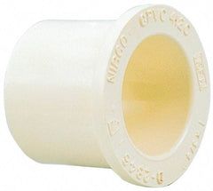 NIBCO - 2 x 1-1/4" CPVC Plastic Pipe Bushing - Spig x Slip End Connections - USA Tool & Supply