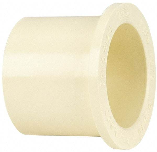 NIBCO - 2 x 2" CPVC Plastic Pipe Transition Bushing - Slip IPS x Slip CTS End Connections - USA Tool & Supply
