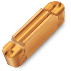 Grooving Insert: TDTT K10, Solid Carbide Uncoated, Neutral, 0.197″ Cutting Width, Series TDT-E (Full Radius)