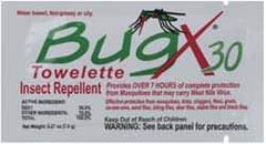 North - 300 Count 30% DEET Towelette - For Biting Flies, Black Flies, Chiggers, Deer Flies, Gnats, Midges, Mosquitoes, No-See-Ums, Stable Flies, Fleas - USA Tool & Supply