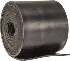 Made in USA - 1/16" Thick x 2" Wide x 60" Long, Plain Backed Neoprene Rubber Strip - Stock Length, 60 Shore A Durometer, 2,500 psi Tensile Strength, -40 to 225°F, Black - USA Tool & Supply