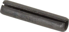 Value Collection - 5/32" Diam x 3/4" Long Slotted Spring Pin - Grade 1070-1090 Alloy Steel, Black Oxide Finish - USA Tool & Supply