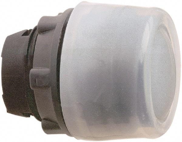 Schneider Electric - 22mm Mount Hole, Extended Straight, Pushbutton Switch Only - Round, Black Pushbutton, Nonilluminated, Momentary (MO) - USA Tool & Supply