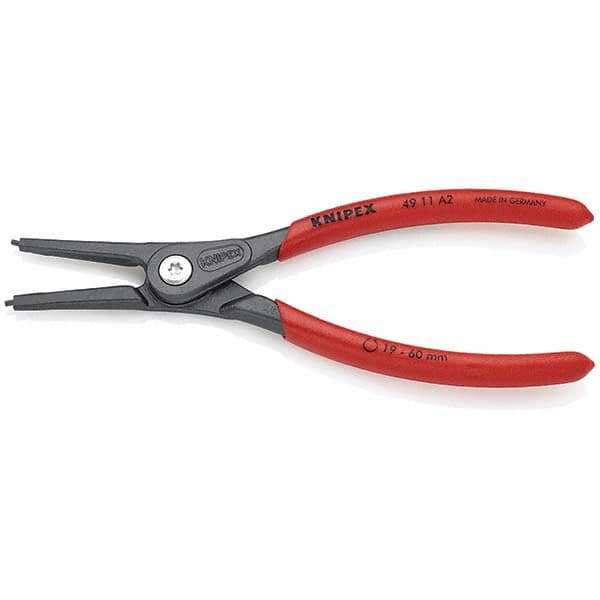 Knipex - Retaining Ring Pliers Type: External Ring Size: 3/4" - 2-3/64" - USA Tool & Supply