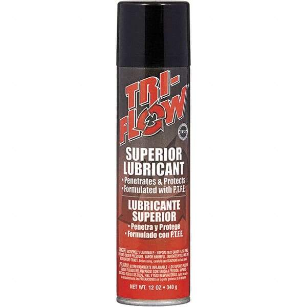 Tri-Flow - 12 oz Aerosol Petroleum Lubricant - Brown, -60°F to 475°F - USA Tool & Supply