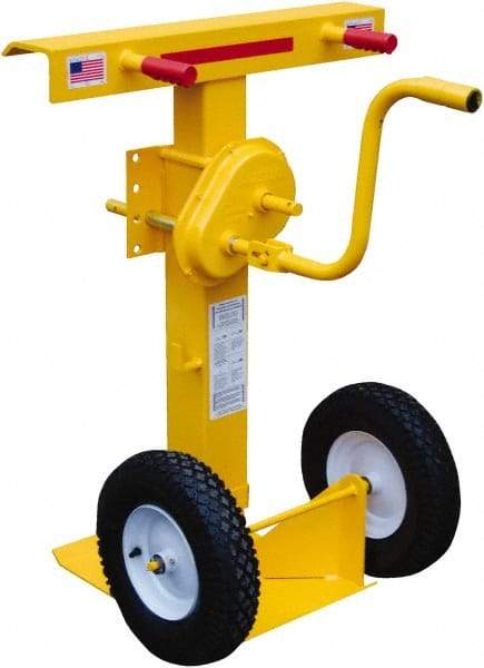 Vestil - 100,000 Lbs. Static Capacity Trailer Stabilizing Jack - 100,000 Lbs. Static Capacity Trailer Stabilizing Jack - USA Tool & Supply